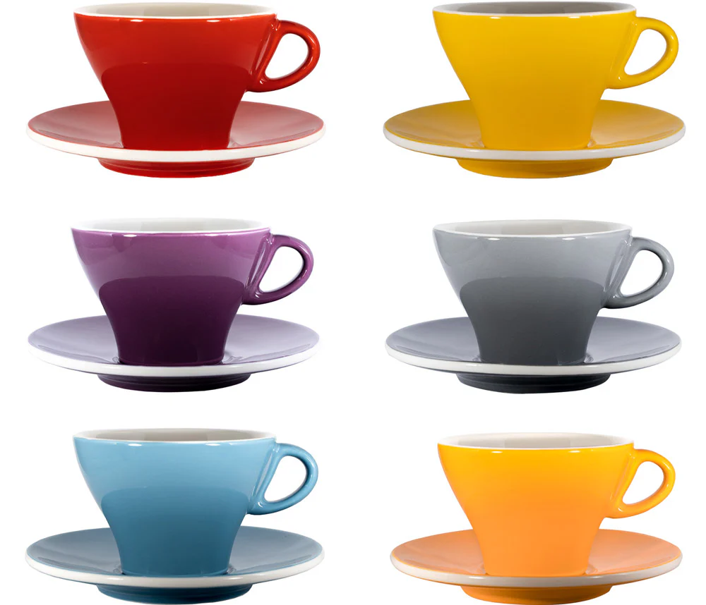 Bunte Milchkaffeetassen Set 6 Stück - Image 2